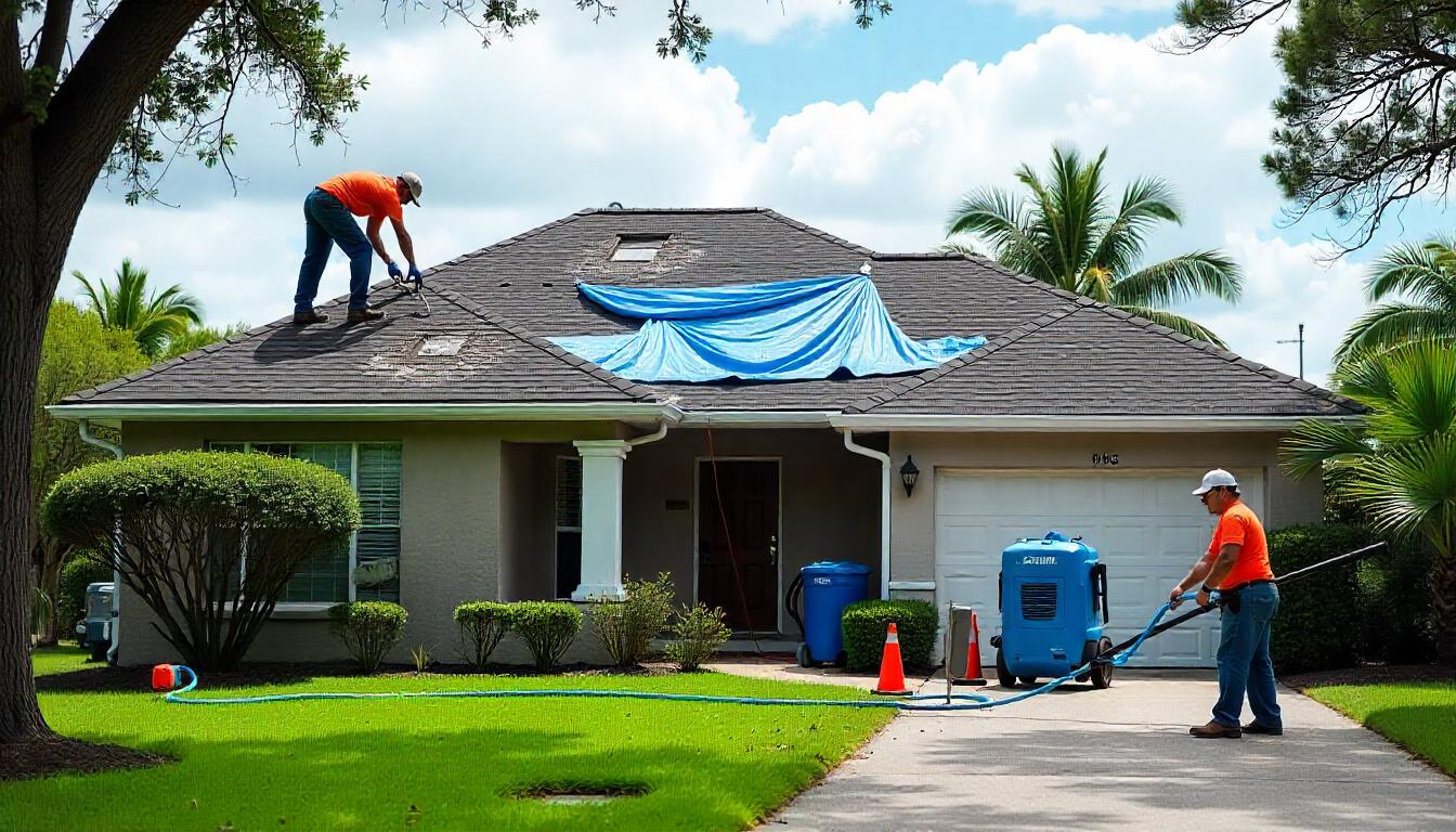 Storm and Hurricane damage restoration